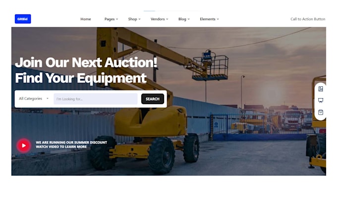 Gig Preview - Build premium auction website multivendor bidding website