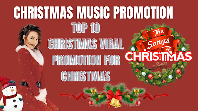 Gig Preview - Do viral christmas music promotion, promo song to targeted audiences