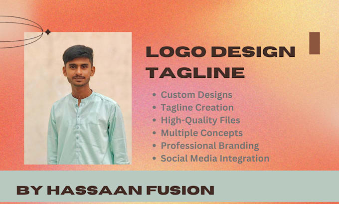 Gig Preview - Make professional logo design and custom taglines to elevate your brand identity