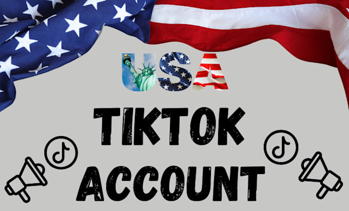 Gig Preview - Create USA tiktok account, USA tiktok account , tiktok USA