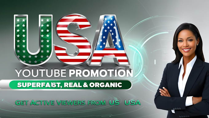 Gig Preview - Do organic usa youtube promotion, video marketing for channel growth