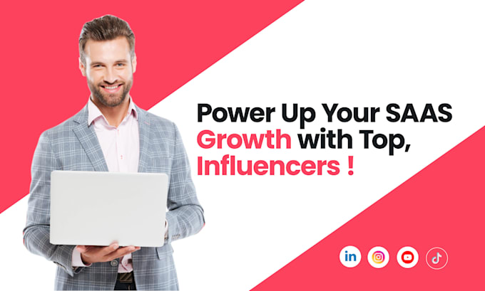 Gig Preview - Manage top saas influencers to promote your product