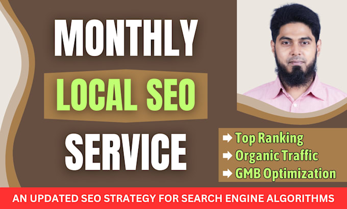 Bestseller - do monthly local seo service to rank your local business on top of serp