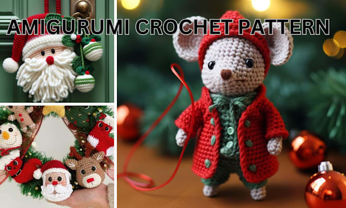 Gig Preview - Exclusively write amigurumi crochet pattern with instruction step by step