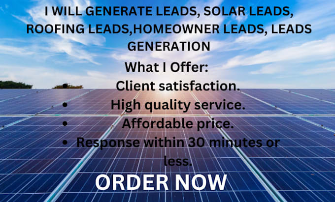 Bestseller - generate fresh solar leads active roofing leads for effective appointment