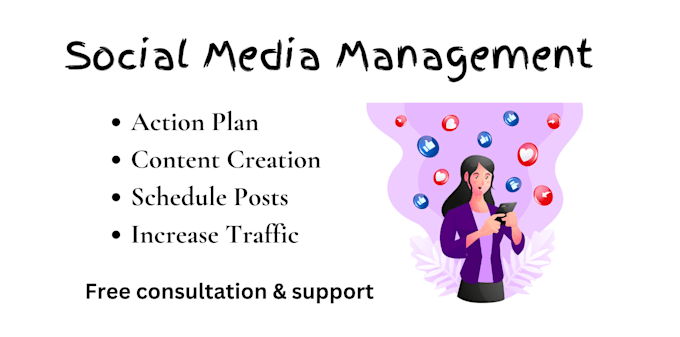 Gig Preview - Do social media management and content creation