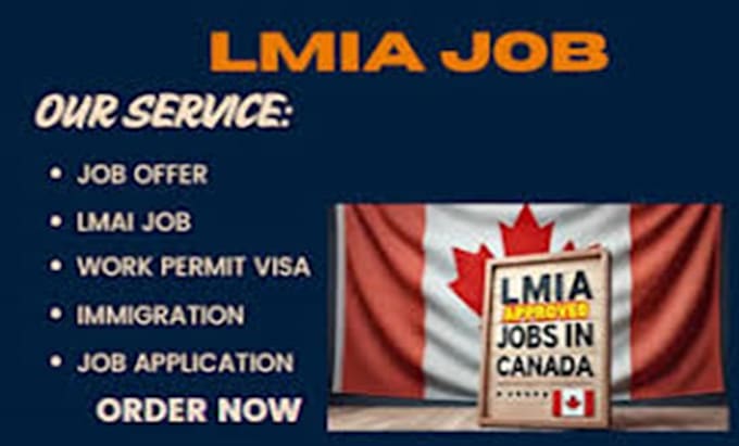 Gig Preview - Do lmia application letter, work permit, job offer, resume, job interview, visa