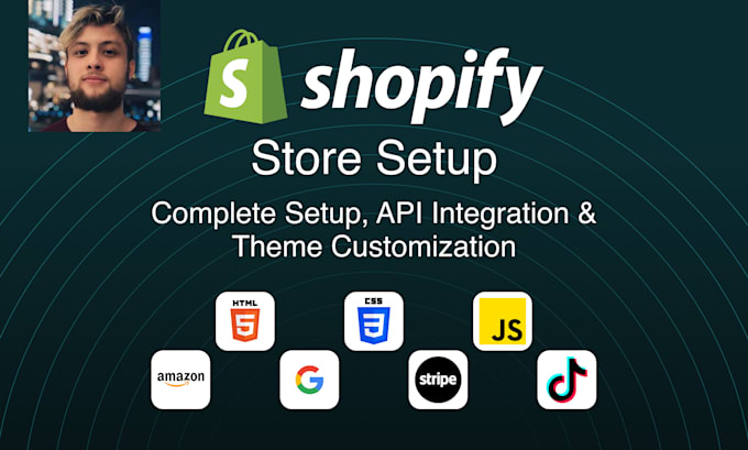 Gig Preview - Set up and customize your shopify store for success