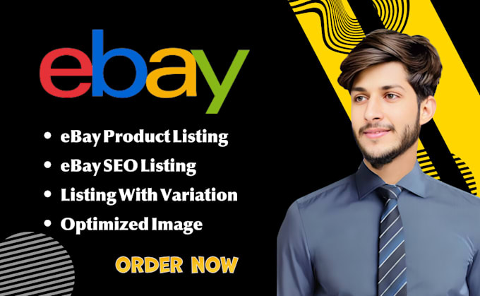 Gig Preview - Do ebay product listings with SEO and boost your sales potential