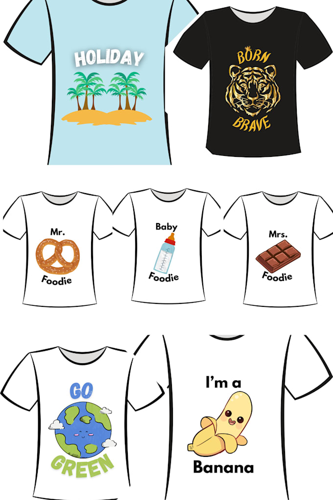 Gig Preview - Customize unique designs for t shirts and more