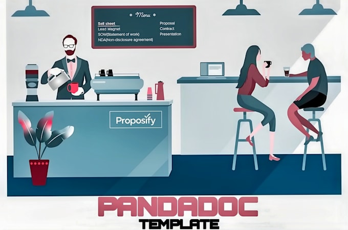 Gig Preview - Design pandadoc prospify proposal pxmo jotform docusign template rate card