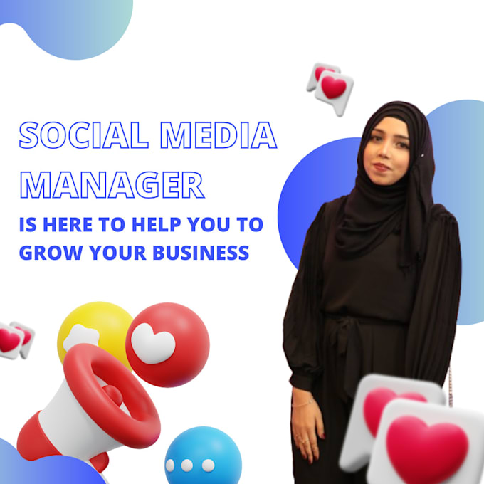 Gig Preview - Be your social media manager and content creator