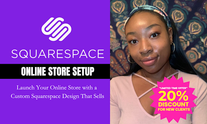 Gig Preview - Develop and launch your ecommerce squarespace website