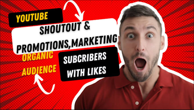 Gig Preview - Youtube shoutout to organic 500k subscriber video promotion channel monetization