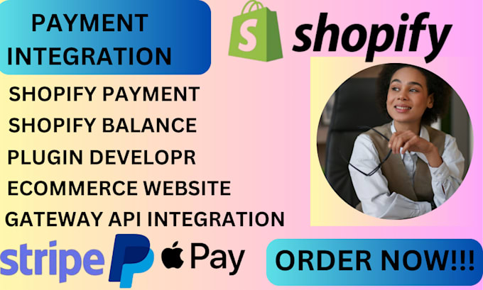 Gig Preview - Payment gateway integration stripe, paypal in wordpress, apple pay, shopify, wix