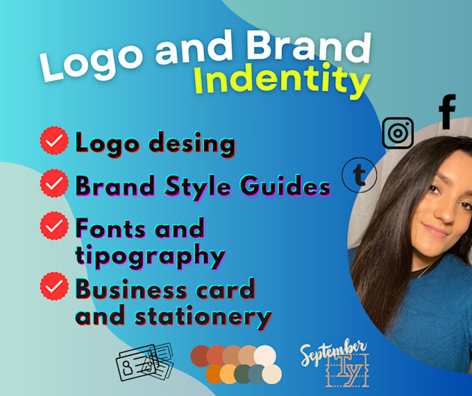 Gig Preview - Create your logo and brand identity