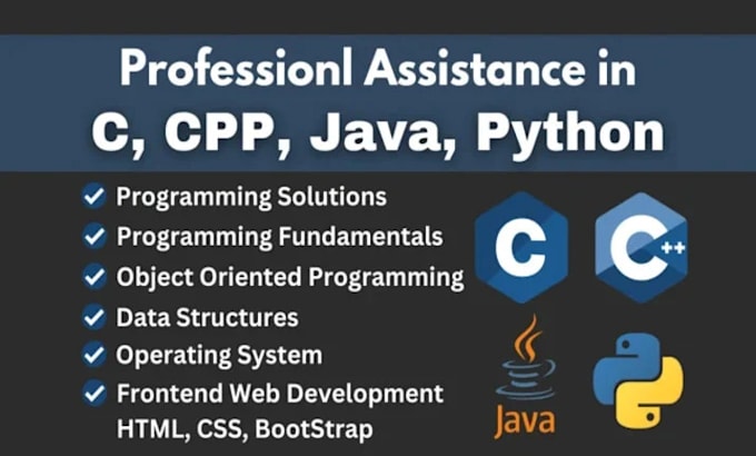 Bestseller - do python, java, cpp programming assignments, labs, projects