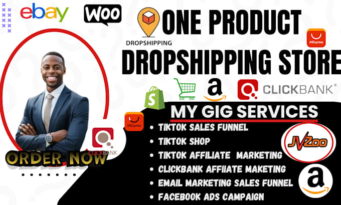 Gig Preview - Create a highly professional one product dropshipping store