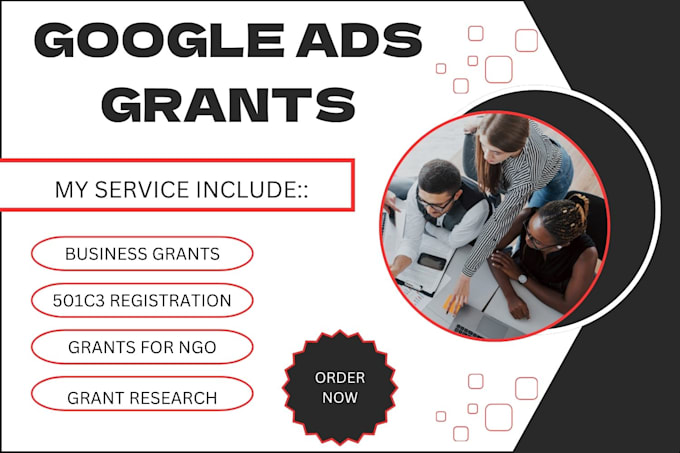 Bestseller - set up and manage your google ads grant account, grant writing and submission