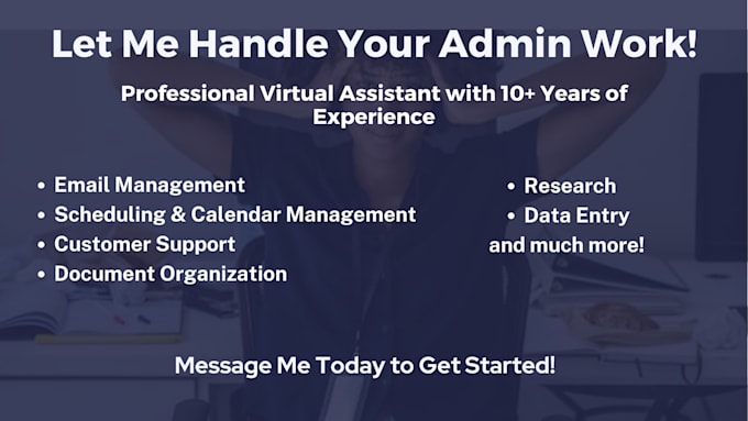 Gig Preview - Be your general virtual assistant