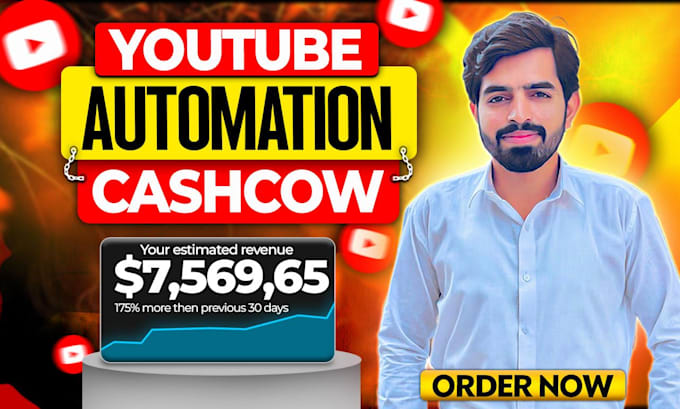 Gig Preview - Automate your youtube automation channel and create top 10 cash cow videos