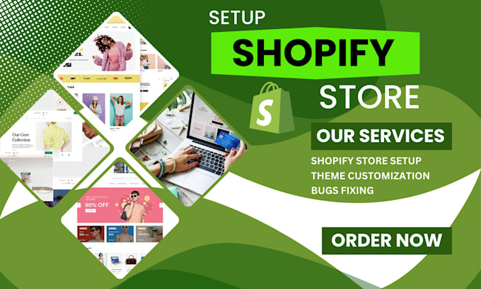 Gig Preview - Build shopify store or dropshipping ecommerce store