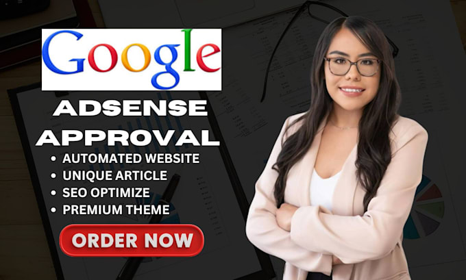 Gig Preview - Get guaranteed google adsense approval on your website