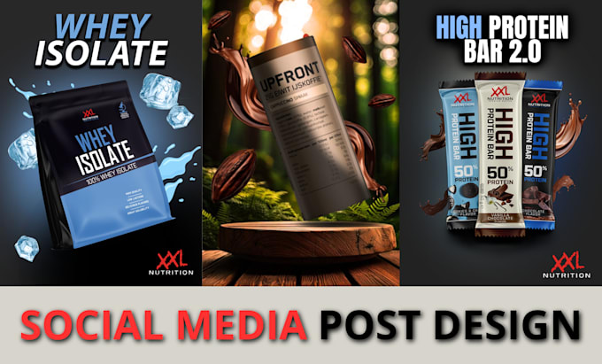 Gig Preview - Design social media product posters, banners and ads