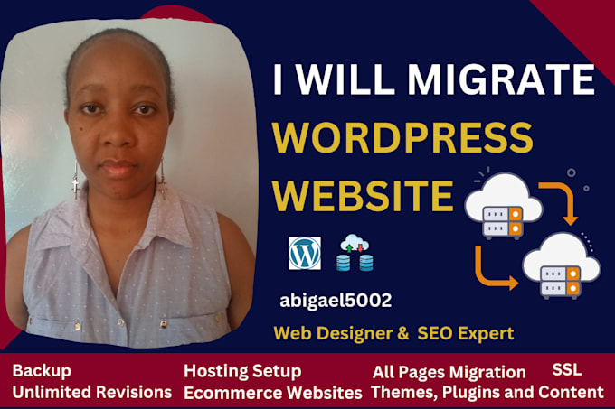 Gig Preview - Migrate your wordpress website and do backups