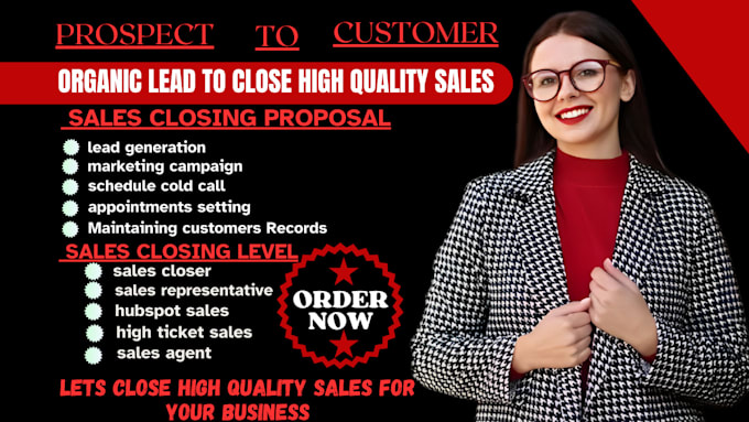 Bestseller - sales closer sales representative salesperson and close high ticket sales agent