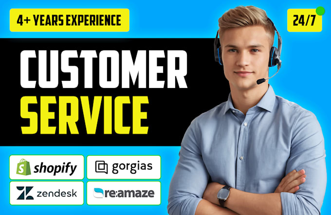 Gig Preview - Your customer service representative for shopify and ecommerce support