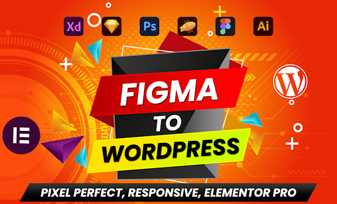 Gig Preview - Convert xd, psd or figma to wordpress with elementor or gutenberg