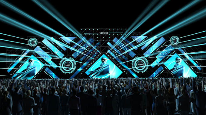 Gig Preview - Make and render 3d events stage design for you