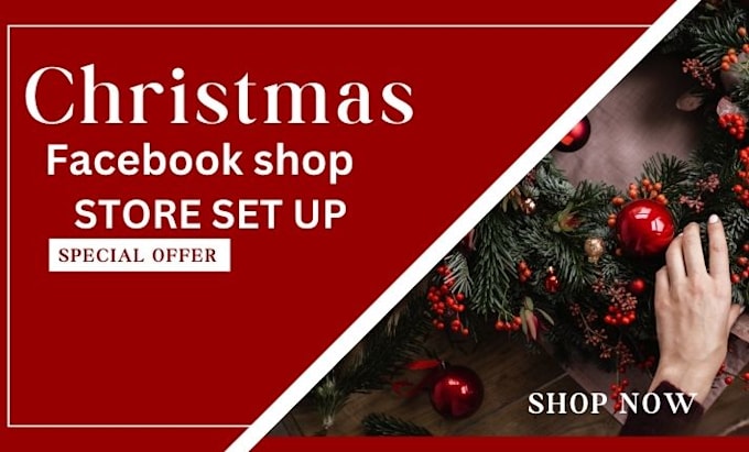 Gig Preview - Set up christmas facebook shop christmas product