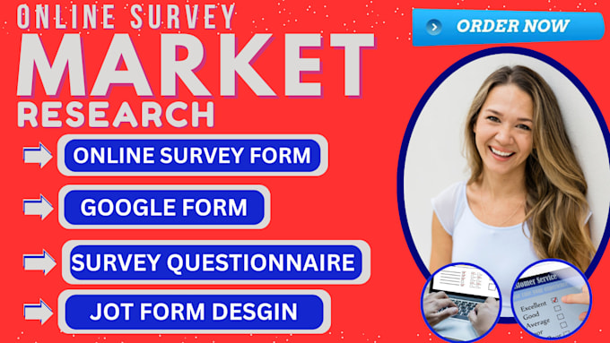 Gig Preview - Fill online survey via google form, jotform, typeform for genuine respondents