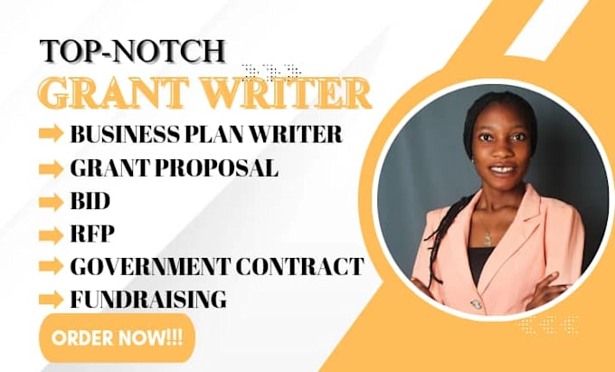 Gig Preview - Craft  business plan grant proposal rfp bid government contract writing