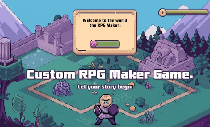 Gig Preview - Bring your rpg idea to life with a custom rpg maker game