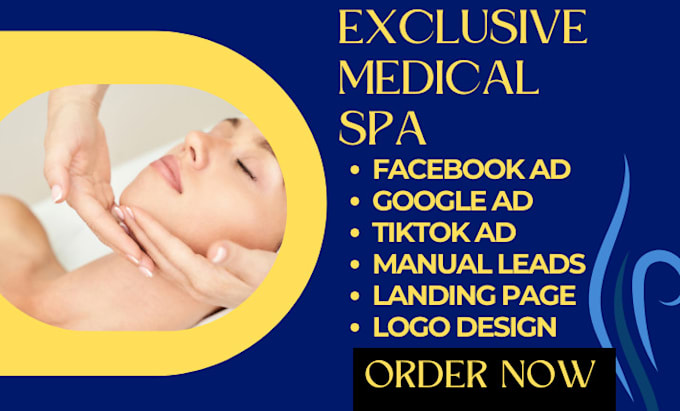 Gig Preview - Design med spa leads medical spa chiropractor physician med spa owner email list