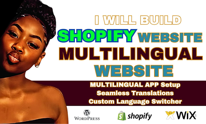 Gig Preview - Shopify multilingual website, multilingual language translate langify conveythis