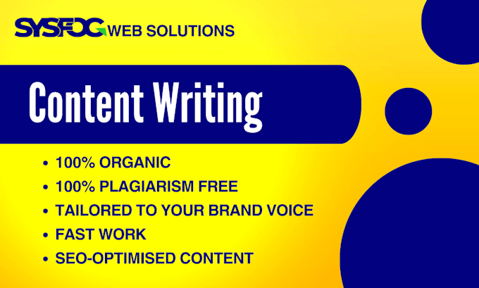 Gig Preview - Write engaging, SEO optimised content for your website