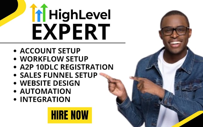 Bestseller - gohighlevel website a2p 10dlc registration twilio ghl sales funnel workflow