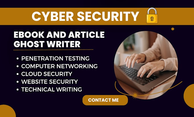 Gig Preview - Do cyber security technical writing content writing, python computer networking