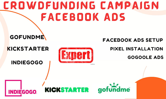 Gig Preview - Do amazing facebook ads for kickstarter gofundme crowdfunding campaign