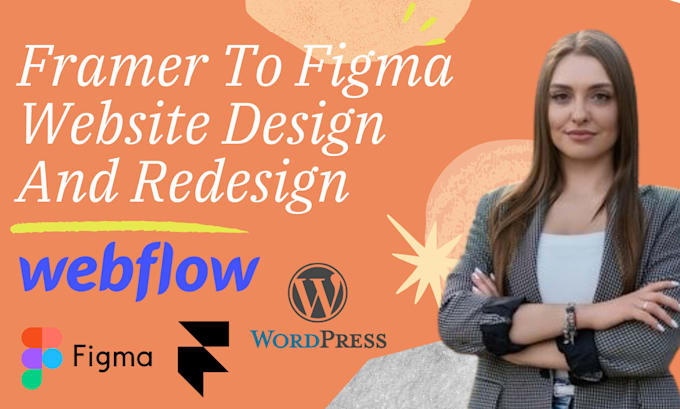 Gig Preview - Design and redesign your stunning framer website, figma to framer website mockup