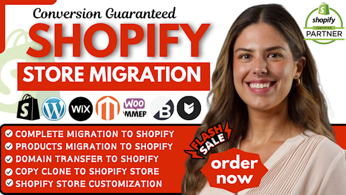 Gig Preview - Migrate your ecommerce website to shopify for shopify christmas store design