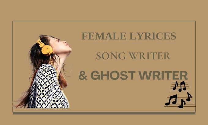 Bestseller - be your songwriter ghostwriter for rap hippop edm pop songs lyrics writer