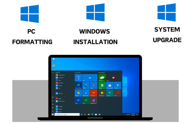 Gig Preview - Format fix upgrade your pc and install windows 10 and 11