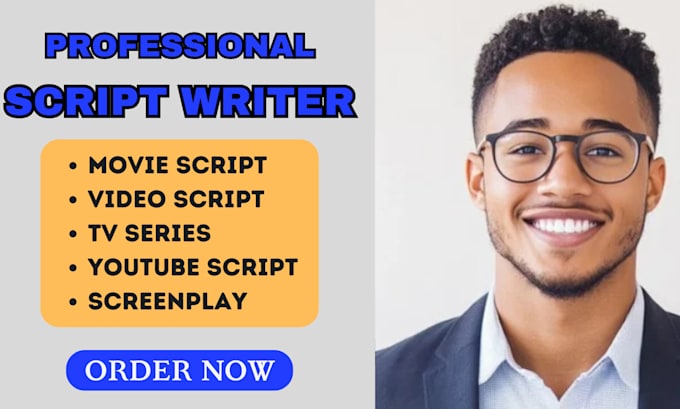 Gig Preview - Do scriptwriting, video, youtube, movie script writing film tv series screenplay