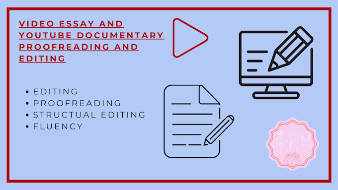 Gig Preview - Proofread and edit video essay or youtube documentary script