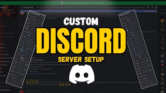 Gig Preview - Setup a custom discord server for nft community and anime